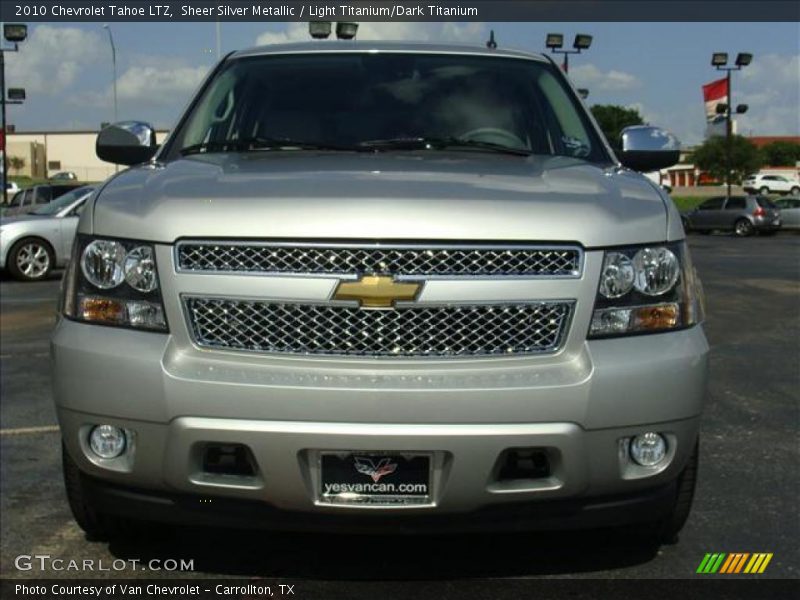 Sheer Silver Metallic / Light Titanium/Dark Titanium 2010 Chevrolet Tahoe LTZ