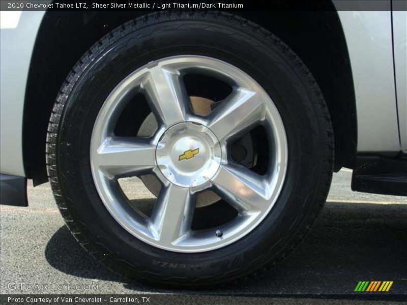 Sheer Silver Metallic / Light Titanium/Dark Titanium 2010 Chevrolet Tahoe LTZ