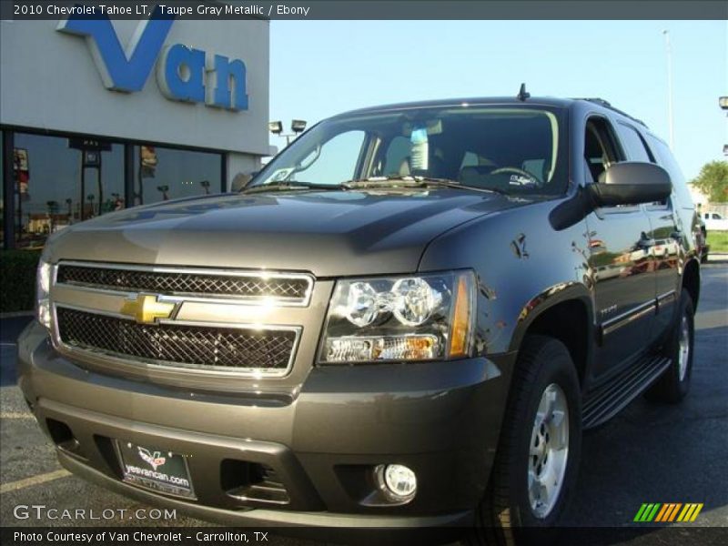 Taupe Gray Metallic / Ebony 2010 Chevrolet Tahoe LT