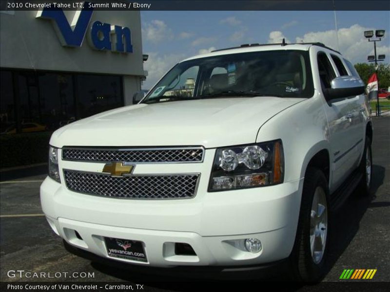 Summit White / Ebony 2010 Chevrolet Tahoe LTZ