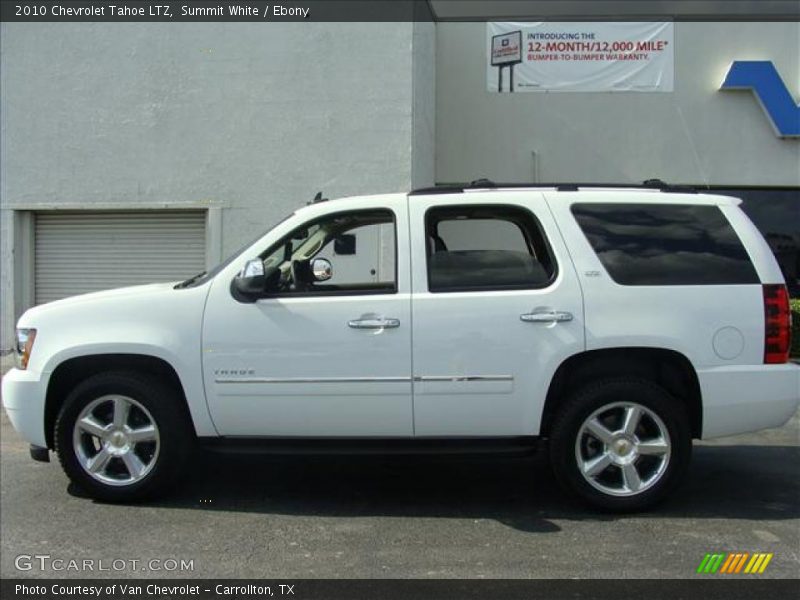 Summit White / Ebony 2010 Chevrolet Tahoe LTZ