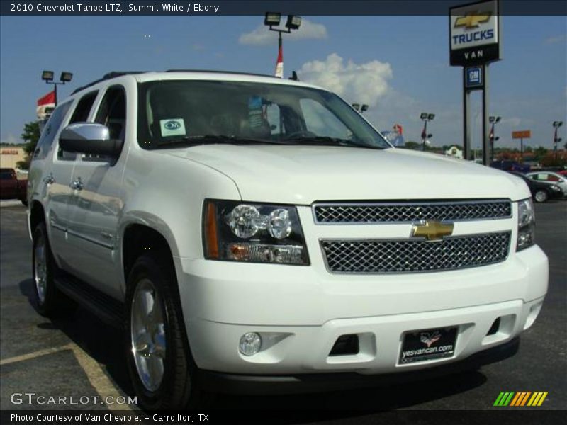 Summit White / Ebony 2010 Chevrolet Tahoe LTZ