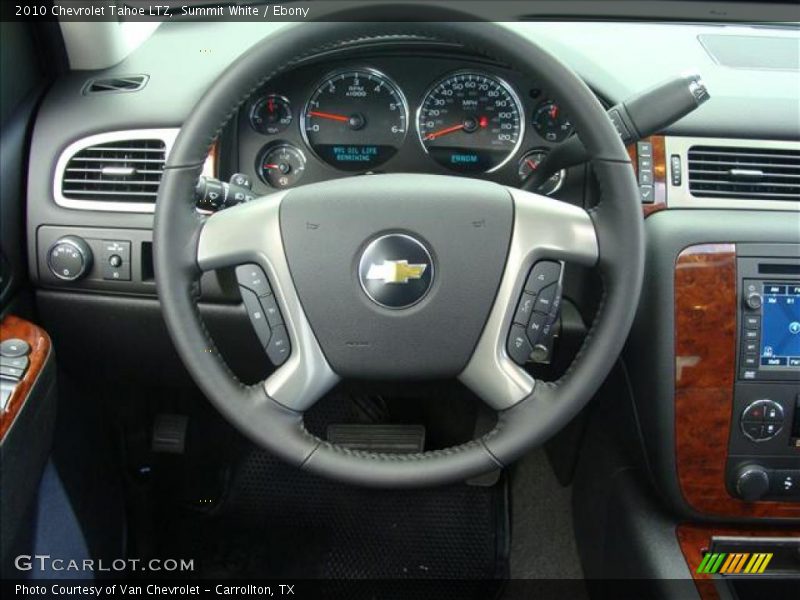 Summit White / Ebony 2010 Chevrolet Tahoe LTZ