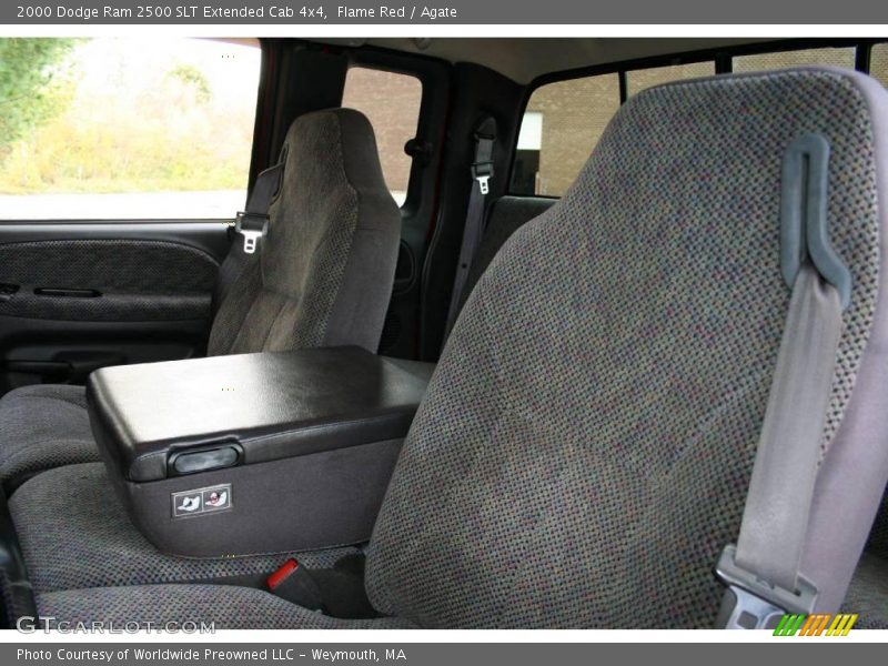 Flame Red / Agate 2000 Dodge Ram 2500 SLT Extended Cab 4x4