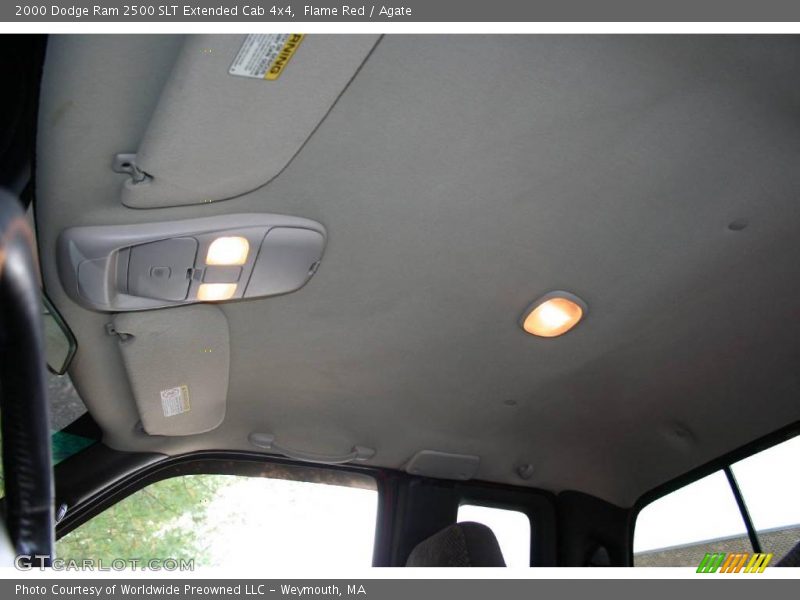 Flame Red / Agate 2000 Dodge Ram 2500 SLT Extended Cab 4x4