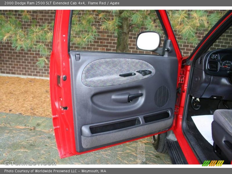 Flame Red / Agate 2000 Dodge Ram 2500 SLT Extended Cab 4x4