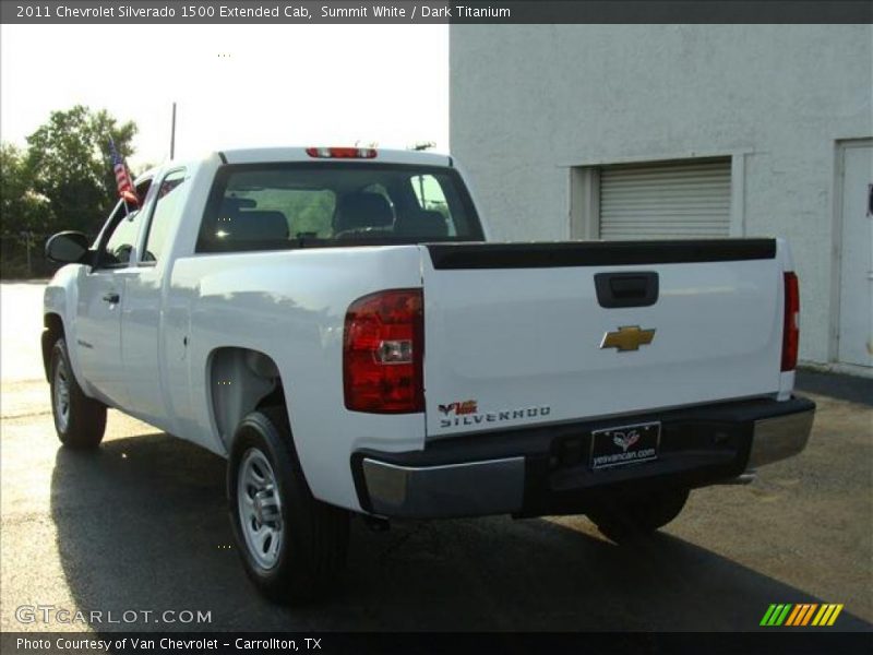 Summit White / Dark Titanium 2011 Chevrolet Silverado 1500 Extended Cab
