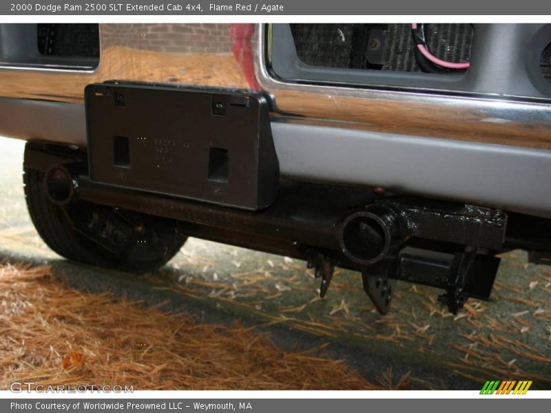 Flame Red / Agate 2000 Dodge Ram 2500 SLT Extended Cab 4x4