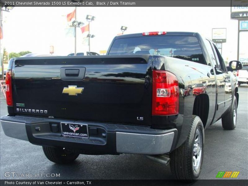 Black / Dark Titanium 2011 Chevrolet Silverado 1500 LS Extended Cab