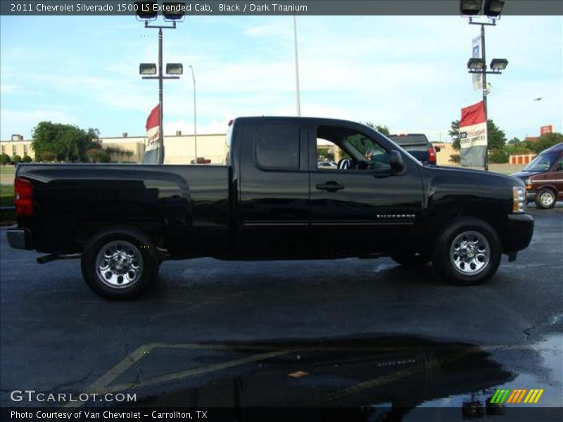 Black / Dark Titanium 2011 Chevrolet Silverado 1500 LS Extended Cab