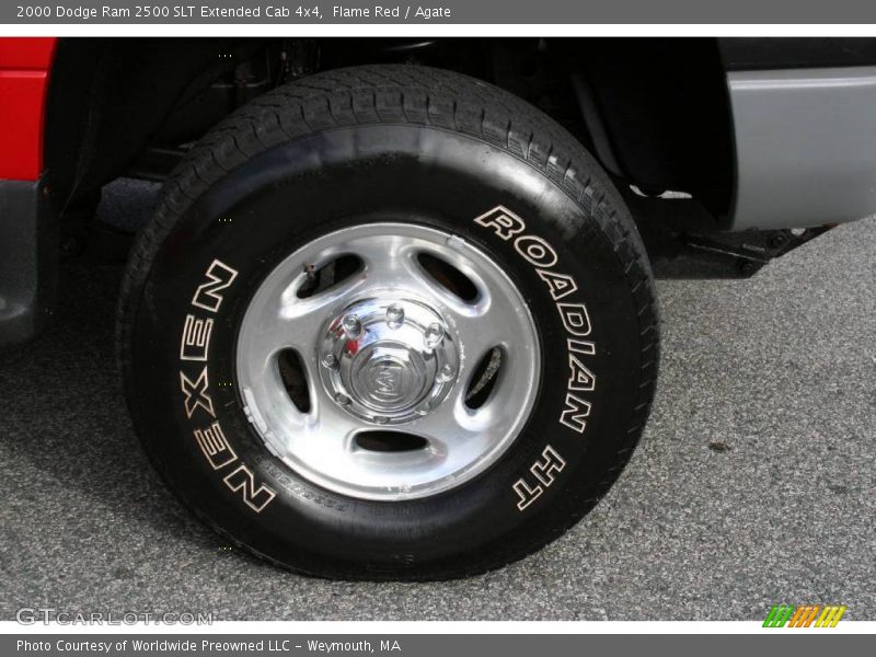 Flame Red / Agate 2000 Dodge Ram 2500 SLT Extended Cab 4x4