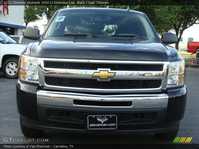 Black / Dark Titanium 2011 Chevrolet Silverado 1500 LS Extended Cab