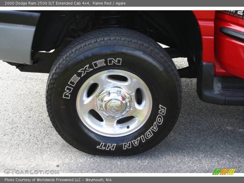 Flame Red / Agate 2000 Dodge Ram 2500 SLT Extended Cab 4x4