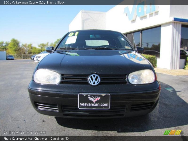 Black / Black 2001 Volkswagen Cabrio GLX