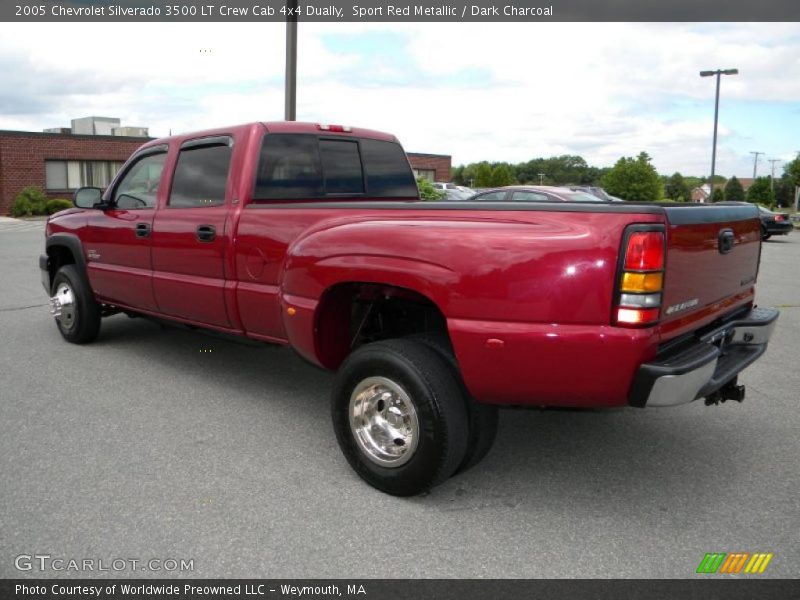 Sport Red Metallic / Dark Charcoal 2005 Chevrolet Silverado 3500 LT Crew Cab 4x4 Dually