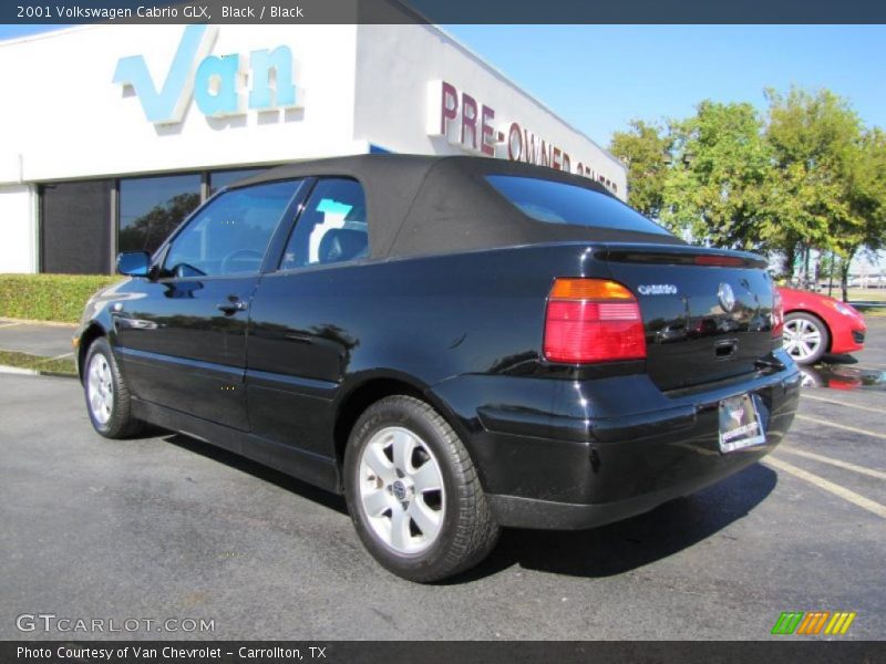 Black / Black 2001 Volkswagen Cabrio GLX