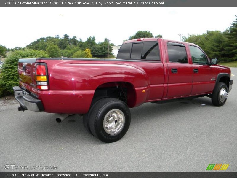  2005 Silverado 3500 LT Crew Cab 4x4 Dually Sport Red Metallic