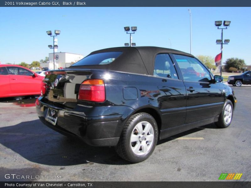 Black / Black 2001 Volkswagen Cabrio GLX