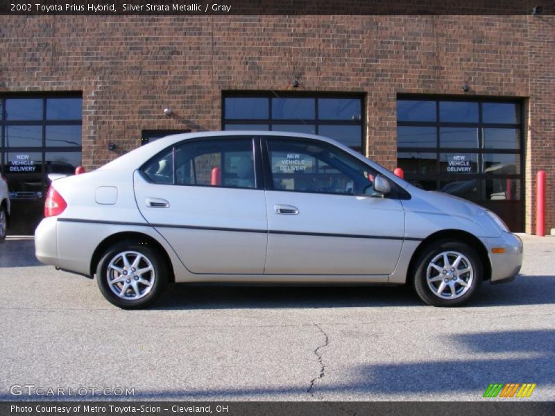 Silver Strata Metallic / Gray 2002 Toyota Prius Hybrid