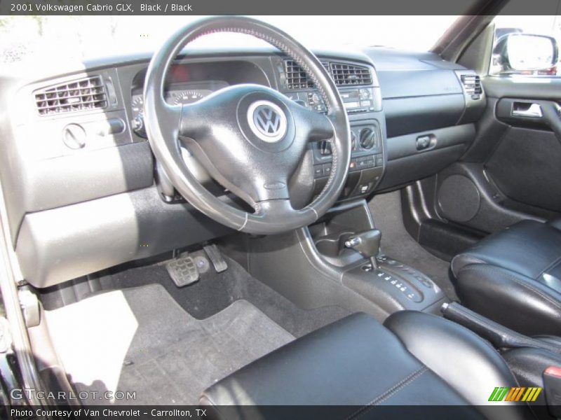  2001 Cabrio GLX Black Interior