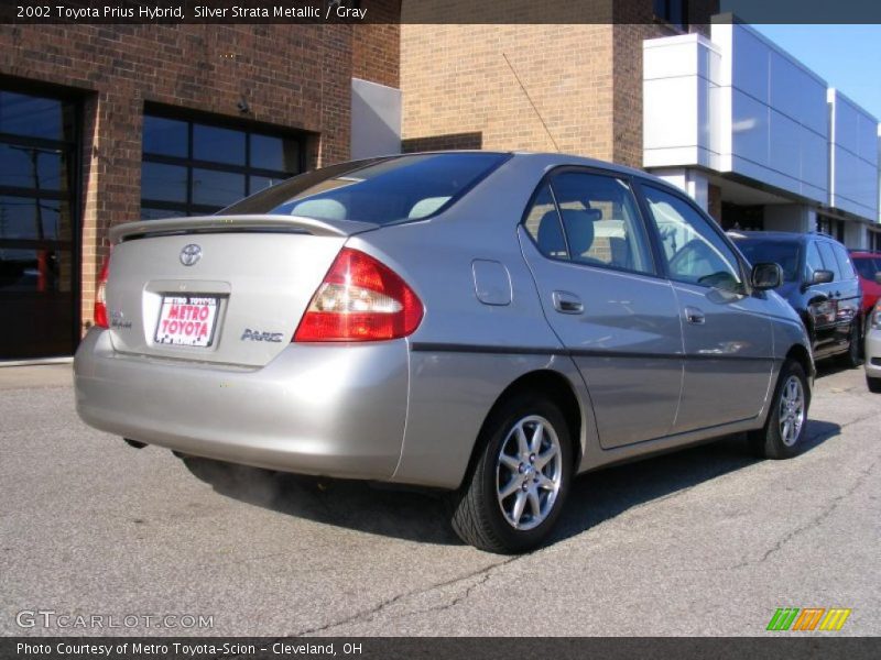 Silver Strata Metallic / Gray 2002 Toyota Prius Hybrid