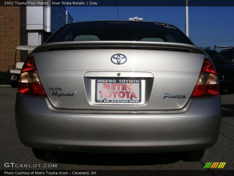 Silver Strata Metallic / Gray 2002 Toyota Prius Hybrid