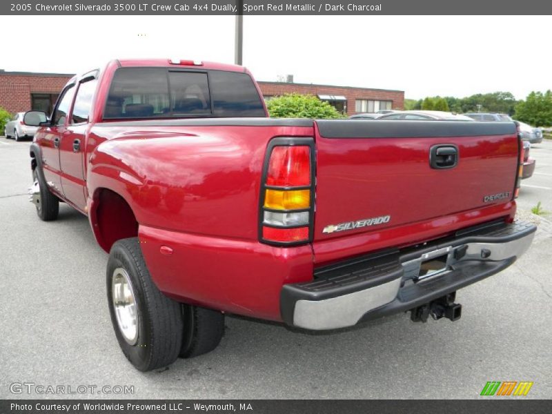 Sport Red Metallic / Dark Charcoal 2005 Chevrolet Silverado 3500 LT Crew Cab 4x4 Dually