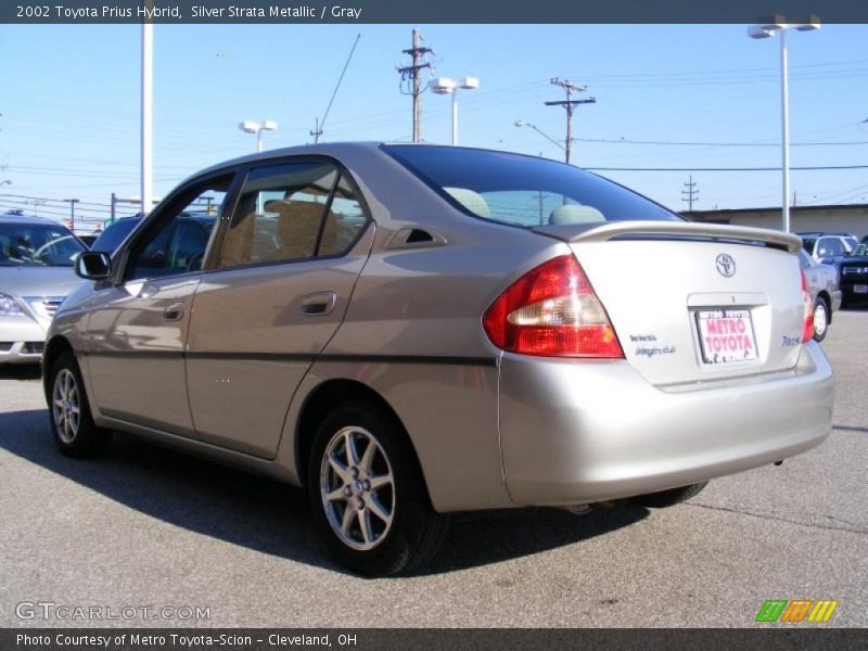 Silver Strata Metallic / Gray 2002 Toyota Prius Hybrid