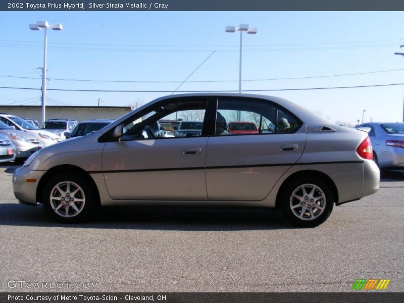 Silver Strata Metallic / Gray 2002 Toyota Prius Hybrid