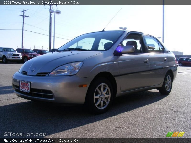 Silver Strata Metallic / Gray 2002 Toyota Prius Hybrid