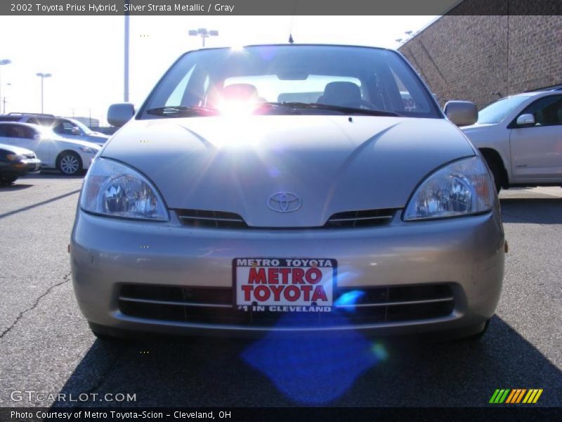 Silver Strata Metallic / Gray 2002 Toyota Prius Hybrid