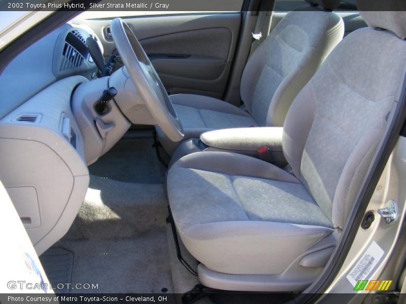 Silver Strata Metallic / Gray 2002 Toyota Prius Hybrid