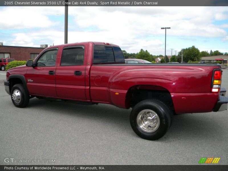 Sport Red Metallic / Dark Charcoal 2005 Chevrolet Silverado 3500 LT Crew Cab 4x4 Dually