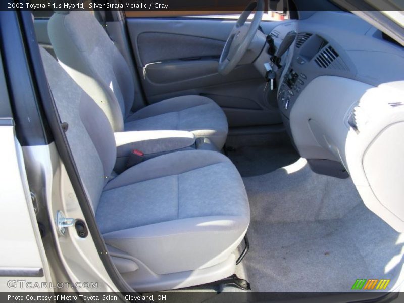 Silver Strata Metallic / Gray 2002 Toyota Prius Hybrid