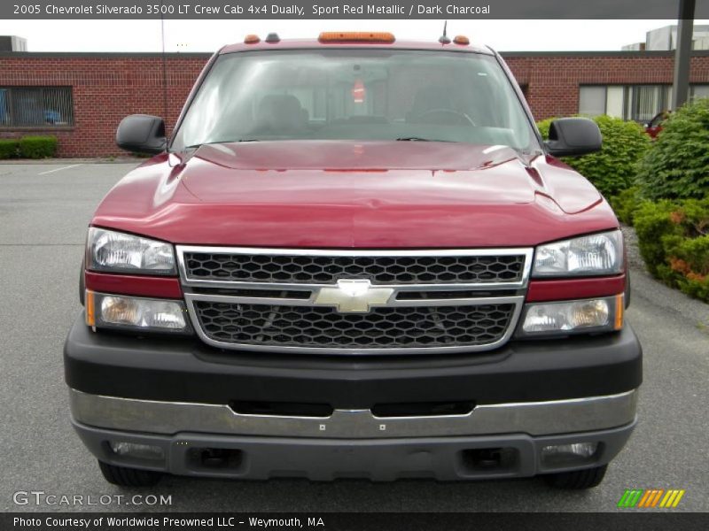 Sport Red Metallic / Dark Charcoal 2005 Chevrolet Silverado 3500 LT Crew Cab 4x4 Dually