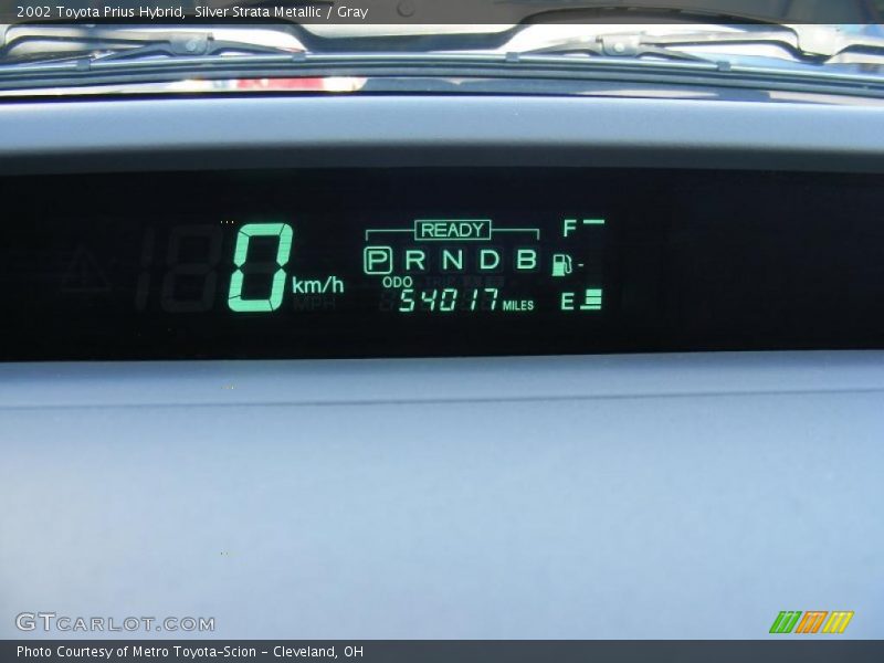 Silver Strata Metallic / Gray 2002 Toyota Prius Hybrid