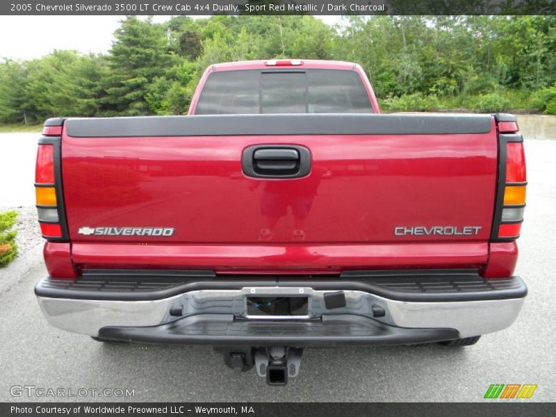 Sport Red Metallic / Dark Charcoal 2005 Chevrolet Silverado 3500 LT Crew Cab 4x4 Dually