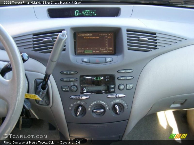 Controls of 2002 Prius Hybrid