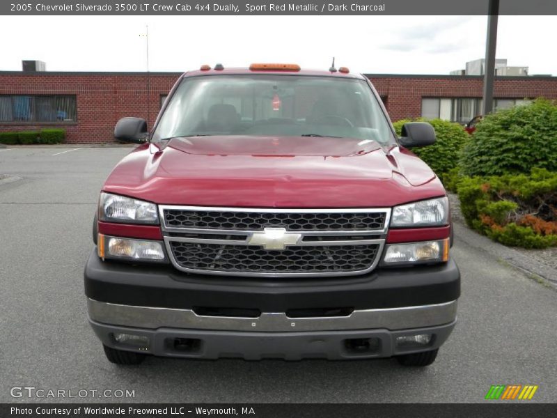 Sport Red Metallic / Dark Charcoal 2005 Chevrolet Silverado 3500 LT Crew Cab 4x4 Dually
