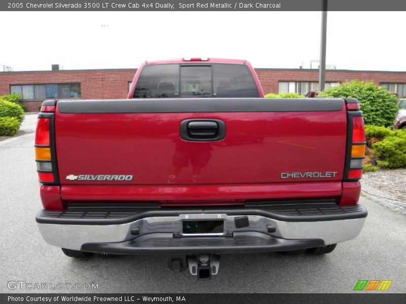 Sport Red Metallic / Dark Charcoal 2005 Chevrolet Silverado 3500 LT Crew Cab 4x4 Dually