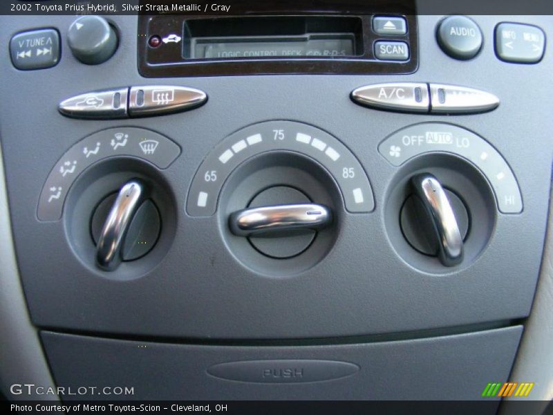 Controls of 2002 Prius Hybrid