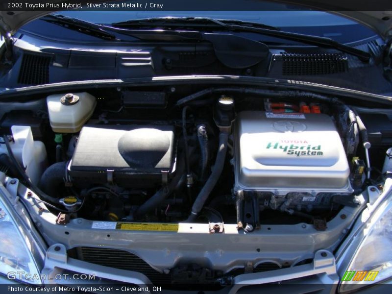 Silver Strata Metallic / Gray 2002 Toyota Prius Hybrid