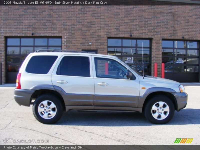 Satin Silver Metallic / Dark Flint Gray 2003 Mazda Tribute ES-V6 4WD