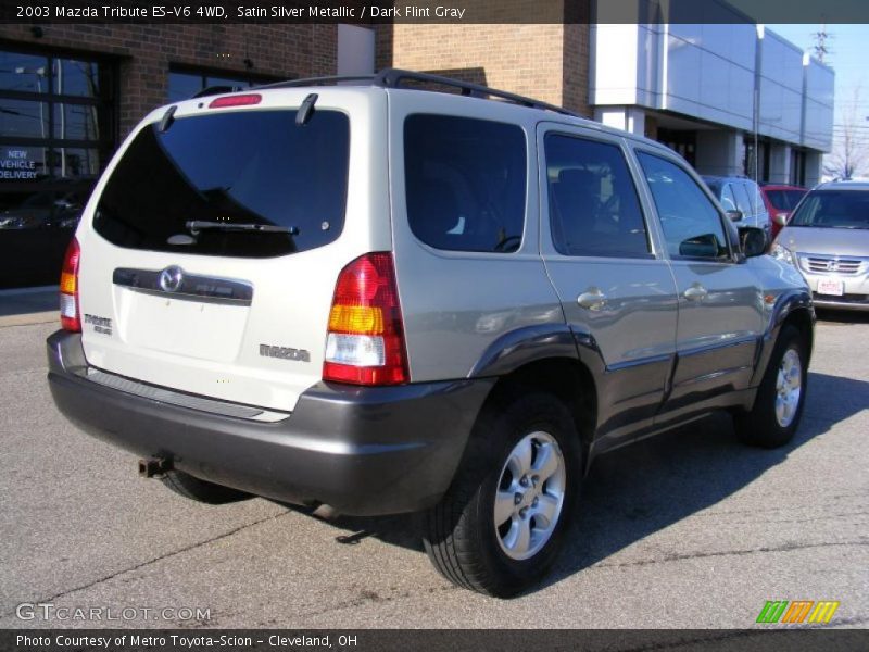 Satin Silver Metallic / Dark Flint Gray 2003 Mazda Tribute ES-V6 4WD