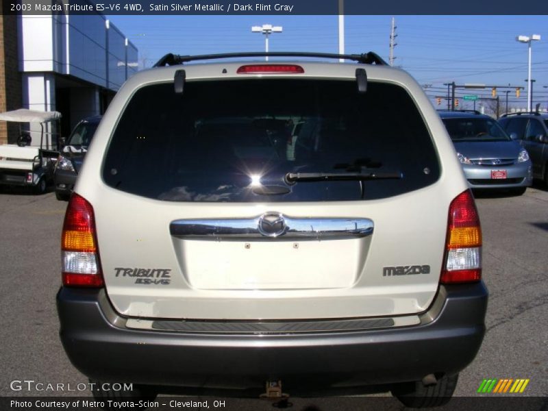 Satin Silver Metallic / Dark Flint Gray 2003 Mazda Tribute ES-V6 4WD