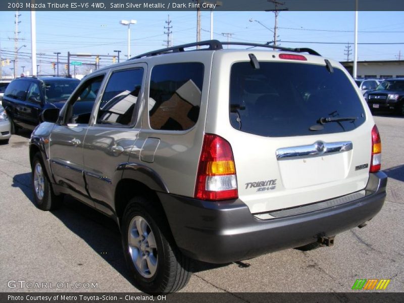 Satin Silver Metallic / Dark Flint Gray 2003 Mazda Tribute ES-V6 4WD