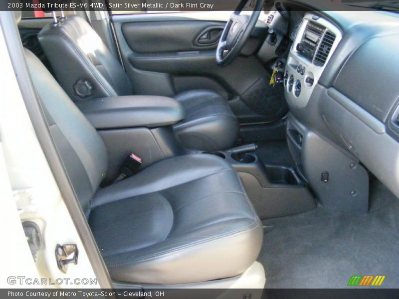 Satin Silver Metallic / Dark Flint Gray 2003 Mazda Tribute ES-V6 4WD