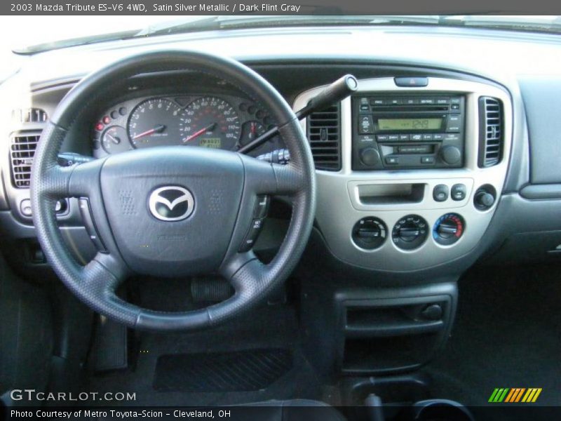 Satin Silver Metallic / Dark Flint Gray 2003 Mazda Tribute ES-V6 4WD