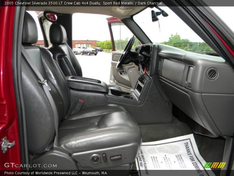 Sport Red Metallic / Dark Charcoal 2005 Chevrolet Silverado 3500 LT Crew Cab 4x4 Dually