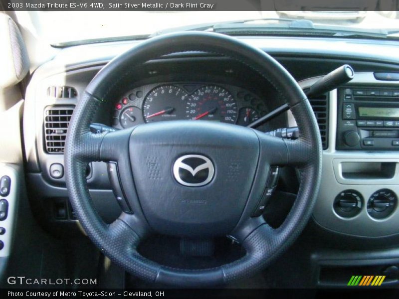 Satin Silver Metallic / Dark Flint Gray 2003 Mazda Tribute ES-V6 4WD